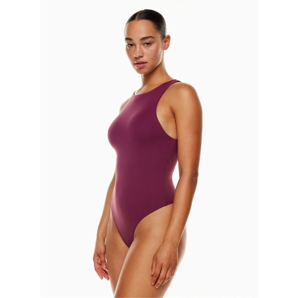 Aritzia Babaton | Contour 90’s Bodysuit Sleeveless Scoop Neck Sz Small Work - Picture 2 of 10